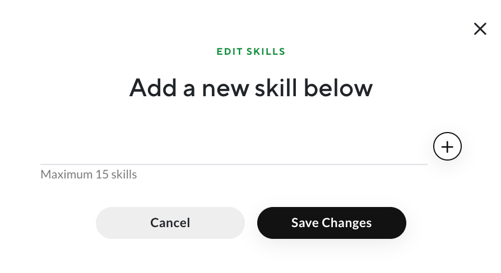 List all the skills you're proficient in